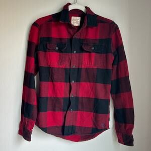American Eagle Heritage Red and Black Flannel